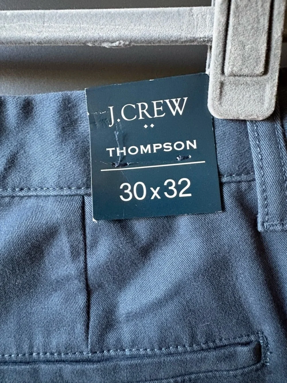 NWT J. Crew Slate Blue Thompson Chino Pants | Flex Fabric | Tapered Leg